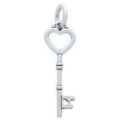 Pandantiv argint 925 cheie cu inimioara [1]